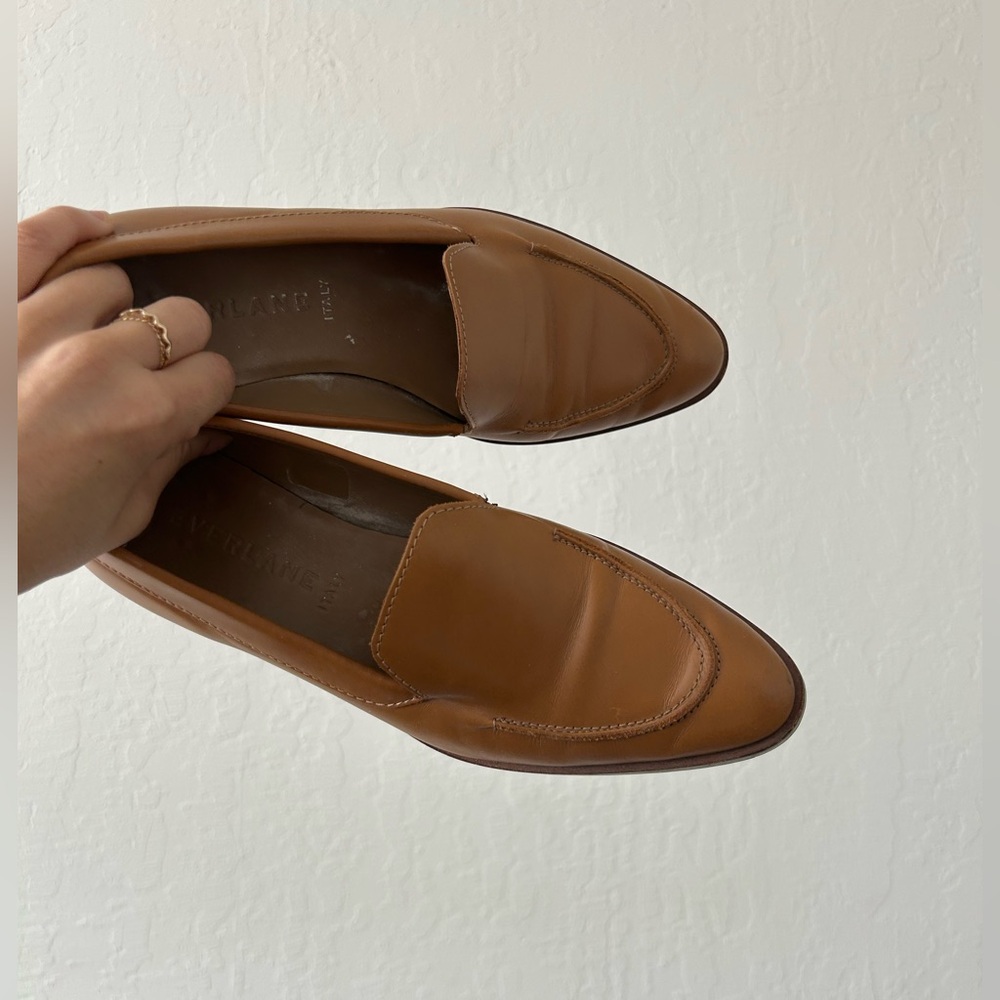 Everlane Modern Loafer Camel / Tan Size 7.5 Leather